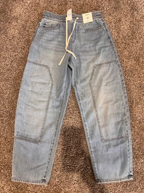 Loft Rivete barrel jeans. 28 6 tall